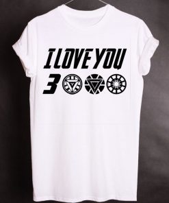 Superhero Movie Quote I Love You 3000 Cosplay T-Shirt