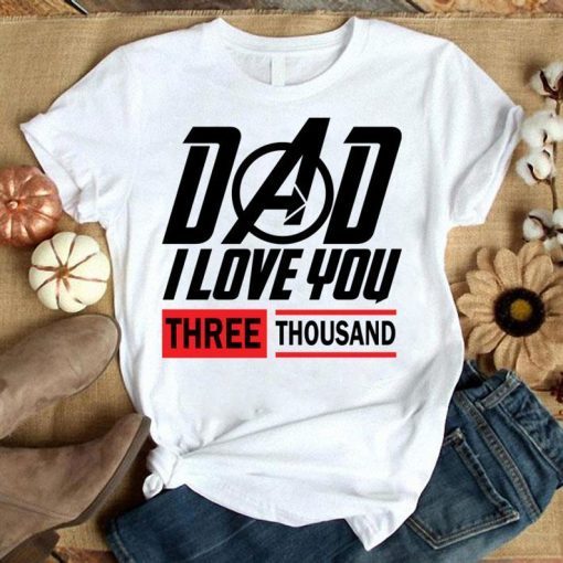I Love You 3000 Iron Man Tee Shirt