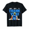 41.21.1 Thank You Retirement Basketball Art Fan Shirt