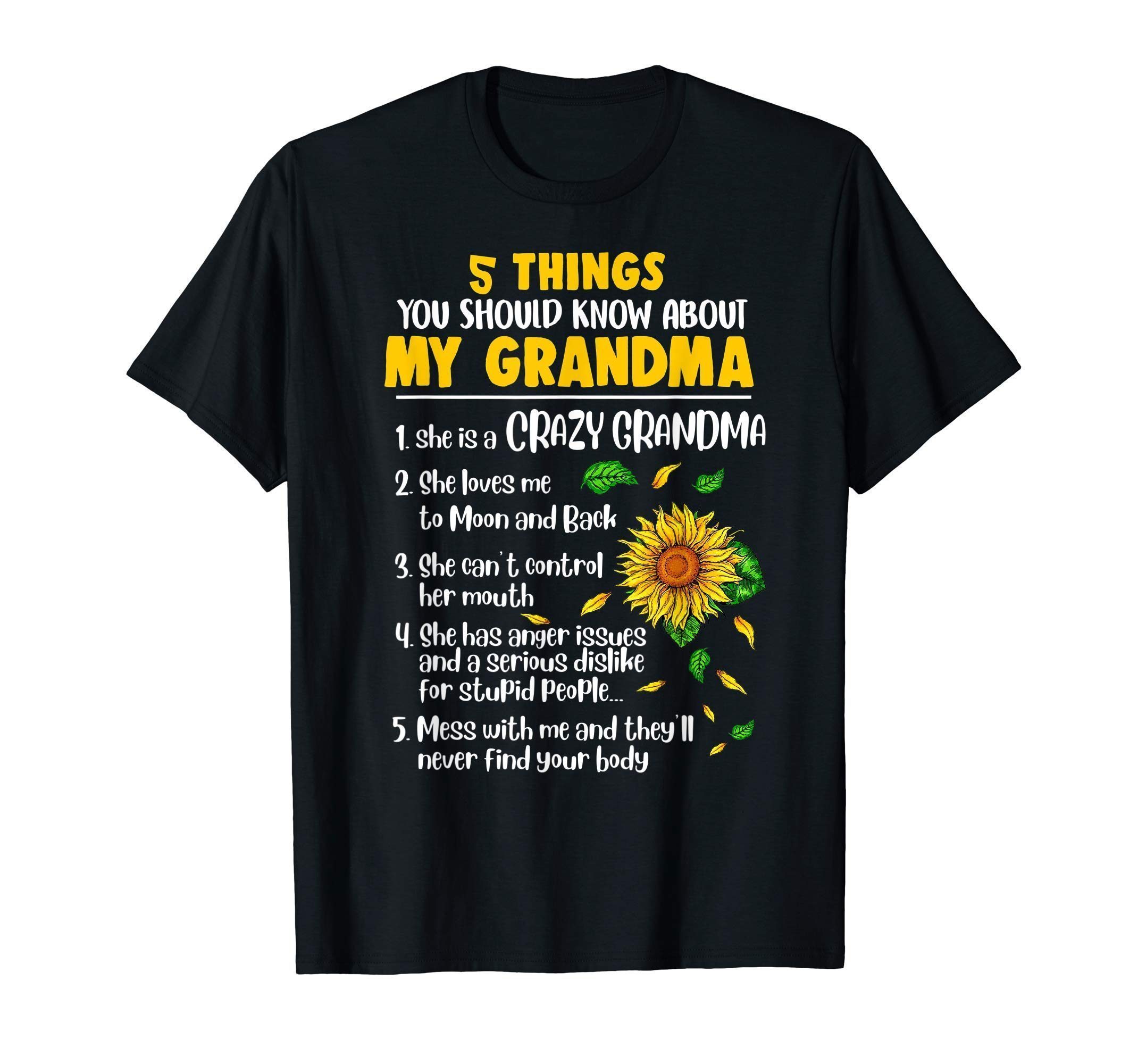 5 Things You Should Know About My Grandma Sunflower Shirt ...