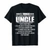5 things you should know about my uncle T-shirt