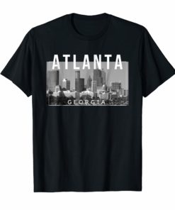Atlanta Georgia ATL The A Gate City Skyline - Tee
