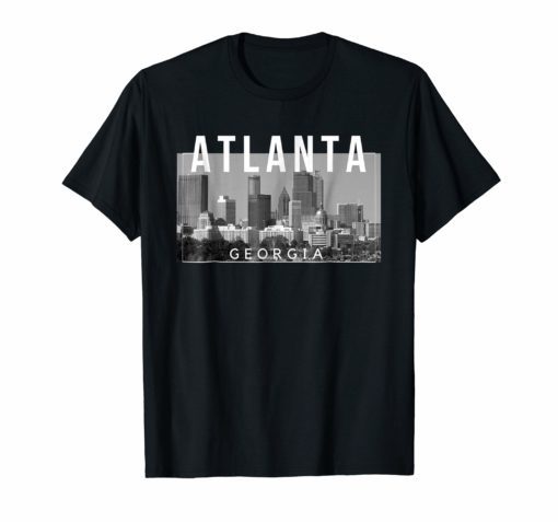 Atlanta Georgia ATL The A Gate City Skyline - Tee