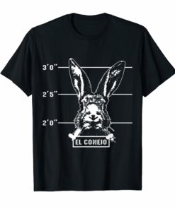 Bad easter bunny mugshot shirt