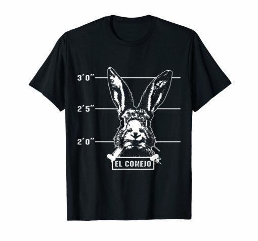 Bad easter bunny mugshot shirt
