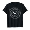 Blackbird singing in the dead of night Crow Hippie TShirt