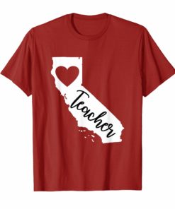 California Teacher Protest Red for Ed T Shirts