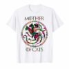 Cat Lovers Shirt Mother of Cats Flower Shirt