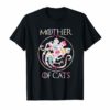 Cat Lovers Shirt - Mother of Cats Mix Flower Shirt