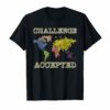 'Challenge Accepted' Classical Education World Map Shirt