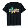 Challenge Accepted Map T Shirt Travel World Traveler Shirt