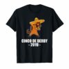 Cinco De Derby Horse Race Mexican Sombrero T Shirt