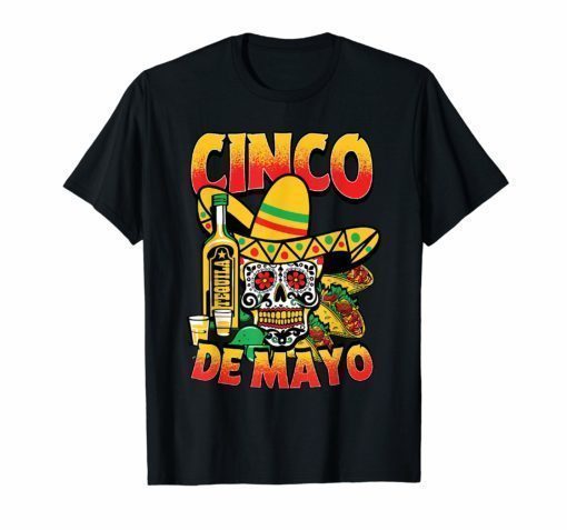 Cinco De Mayo Fiesta Party Fun T-Shirt Mens Women