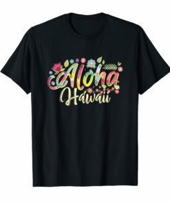 Cool Hawaii Aloha Hibiscus Tshirt