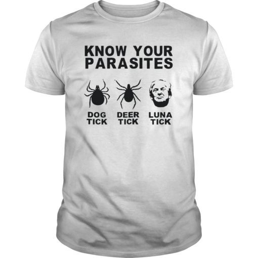 Deer Dog Luna Tick Know your Parasites Gift T-Shirt