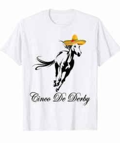 Derby De Mayo Kentucky Horse Race Mexican Sombrero T-Shirt