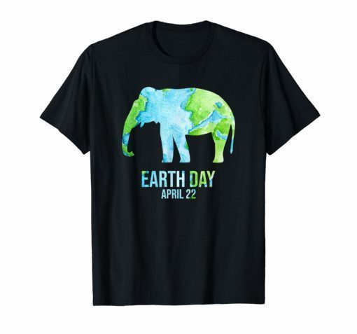 Earth Day 2019 Elephant School Event T-shirt