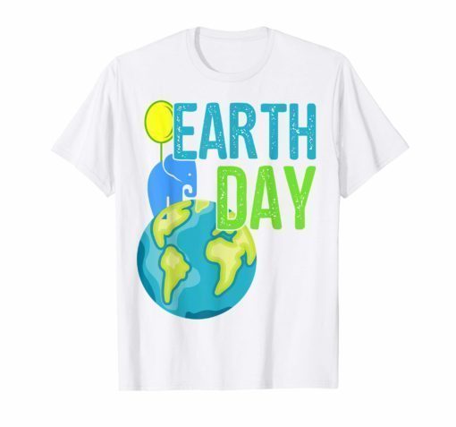 Earth Day 2019 TShirt Great Vintage Earth Day Elephant Shirt