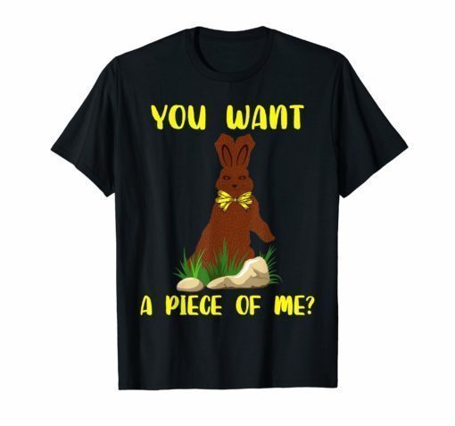 Easter Funny Shirt Teens Sayings Chocolate Bunny Meme