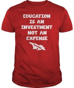 Education Is An Investment Not An Expense Red For Ed Georgia Shirt