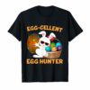 Egg-cellent Egg Hunter Easter T-Shirt Boys Girls Bunny Gift