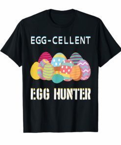 Egg-cellent Egg Hunter Easter-T-Shirt For Boys Girls Kids