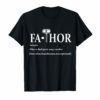 Fa-thor Shirt Dad Gift From Son Fathers Day Gifts