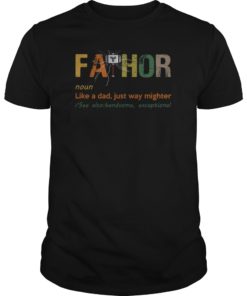 FaThor Like Dad Just Way Mightier Hero TShirt
