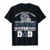 Father's day Gift Cowboy Flag football Dallas Fans TShirt