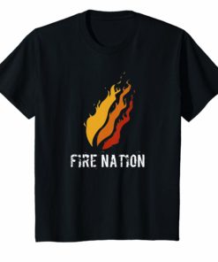 Fire Nation Video Gaming Flame Gamer Tee Shirt