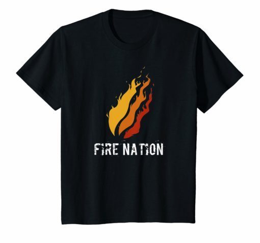 Fire Nation Video Gaming Flame Gamer Tee Shirt