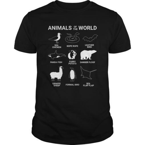 Funny Animals of the World Shirt