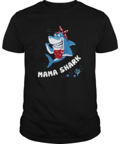 Funny Mama Shark shirt Cool Shark T-ShirtFunny Mama Shark shirt Cool Shark T-Shirt