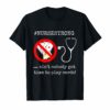 Funny Nurse Playing Cards Shuffle Up and Deal Poker T-Shirt
