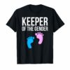 Gender Reveal T Shirt Keeper Of The Gender Party Supplies