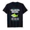 Grandpa Shark T-Shirt Doo Doo Grandma Mommy Daddy Baby Tee