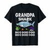 Grandpa Shark T-shirt Doo Doo Doo - Father's Day Gift Tee