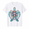 Green Vintage Tribal Hawaiian Sea Turtle Shirt
