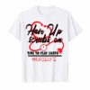 Hair Up Scrubs On Time To Play Cards Nurse Life T-Shirt