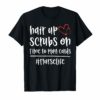 Hair Up Scrubs On Time To Play Cards Nurselife Men Shirts
