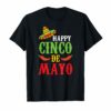 Happy Cinco De Mayo Sombrero Peppers T-Shirt
