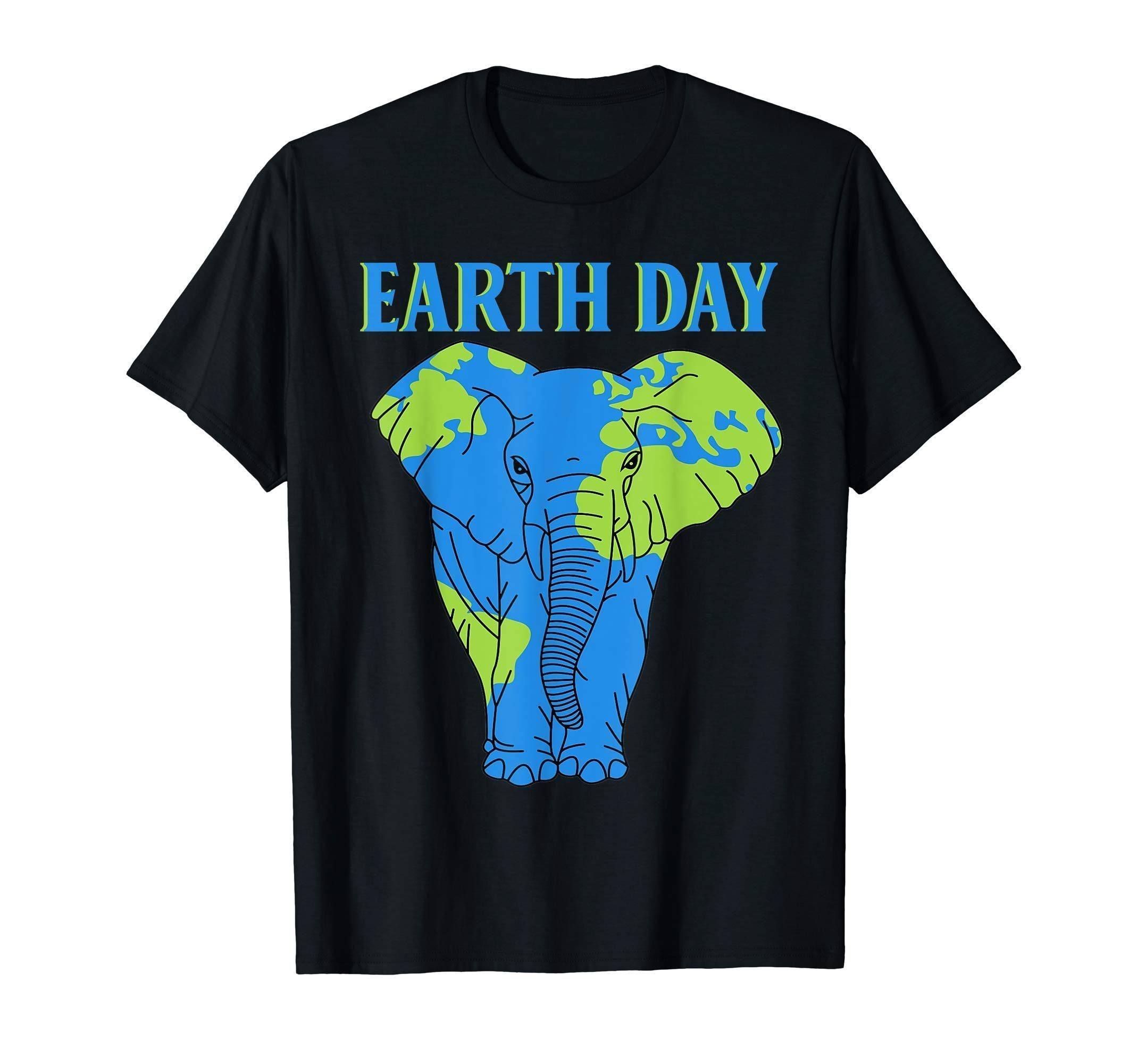 Happy Earth Day Elephant T-Shirt Gifts Kids Teachers Youth ...