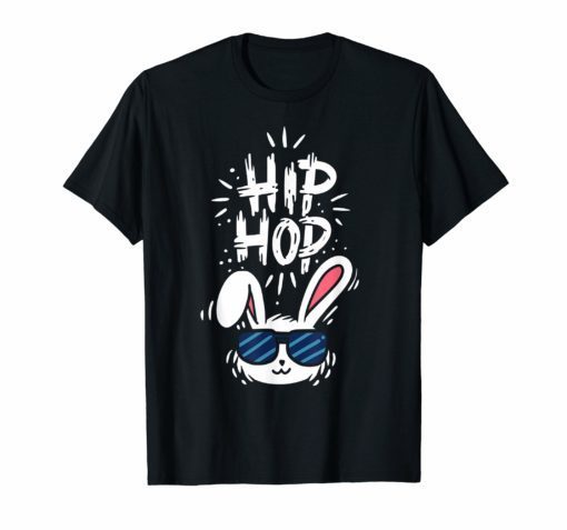 Happy Easter Day T-Shirt Hip Hop Bunny Cute Tshirt Gift