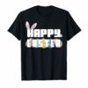 Happy Easter Eggs Bunny Costume Tshirt For Women Adults Boys
