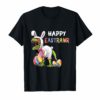 Happy Eastrawr T-Rex Dinosaur Easter Bunny Egg T Shirt Kids