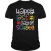 Happy Last Day Of School Teacher Boys Girls Kids Shirt Gift