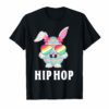 Hip Hop Bunny Flag Sunglasses Cute Easter T-Shirt Gift Kids