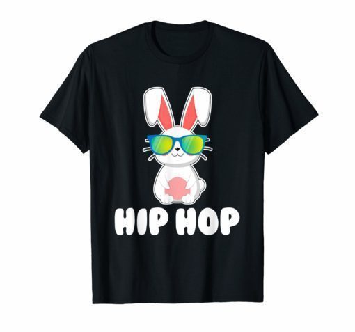 Hip Hop Bunny With Sunglasses Cute Easter T-Shirt - Reviewshirts Office