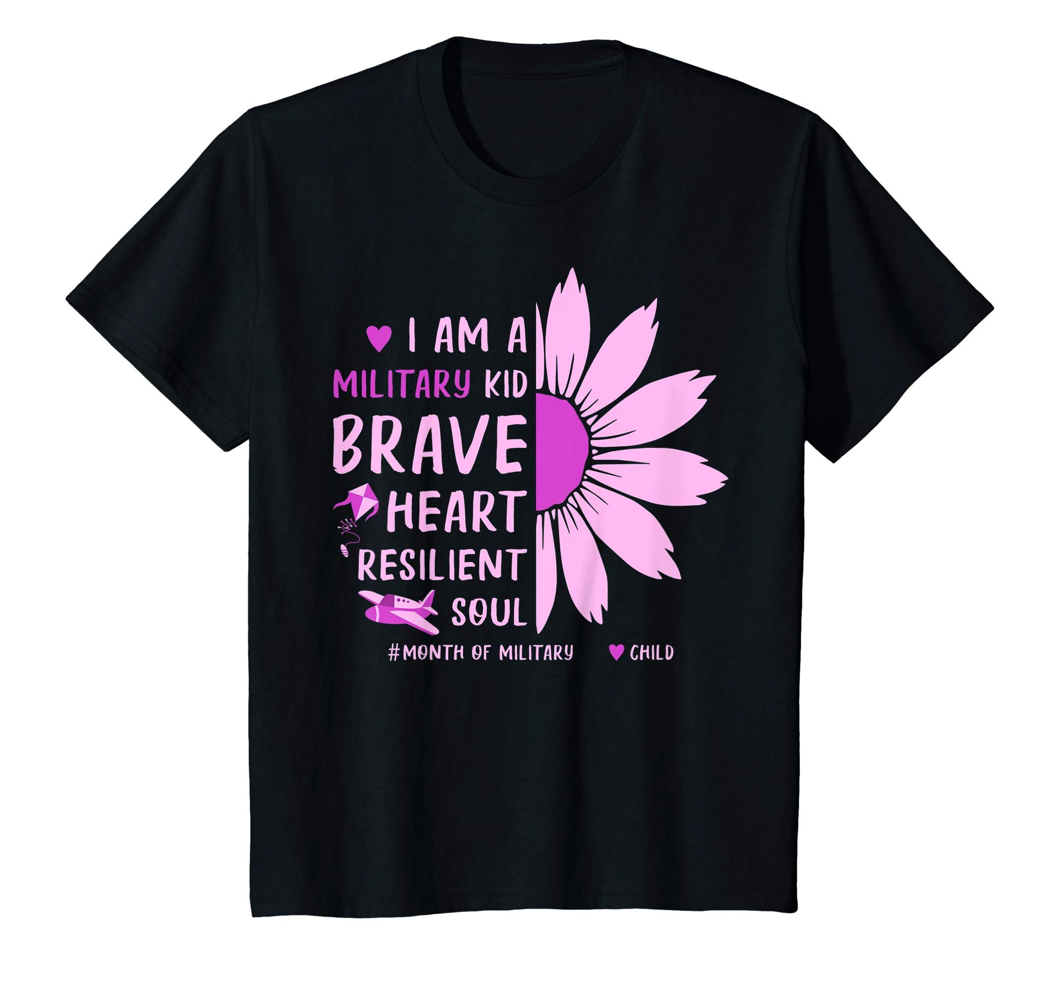 I Am A Military Kid Brave Heart And Resilient Soul Shirt - Reviewshirts ...