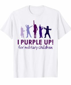 I Purple Up 2019 Shirt, For The Month Of The Military Child